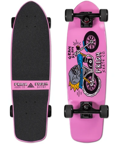 Prism Skipper 27" Pizza Boobs Cruiser Skateboard Longboard Complete (NEW)