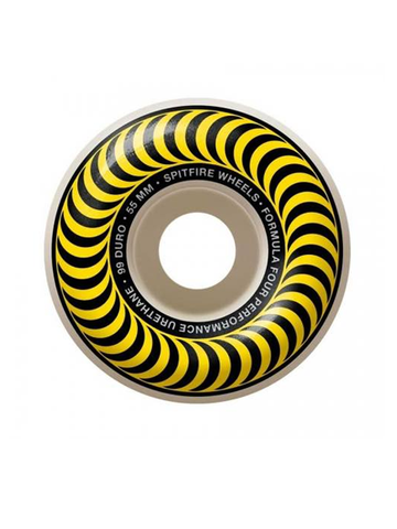 Spitfire Wheels F4 Classic Yellow 55mm 99a