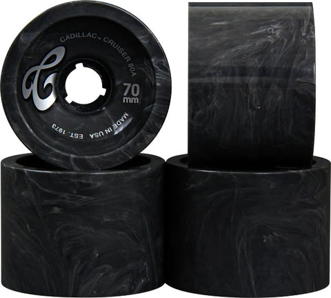 Cadillac Wheels Cruisers 70mm 80A Smoke Marble