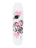 Welcome Go Darker on Moontrimmer 2.0 Deck - White Dip 8.5"