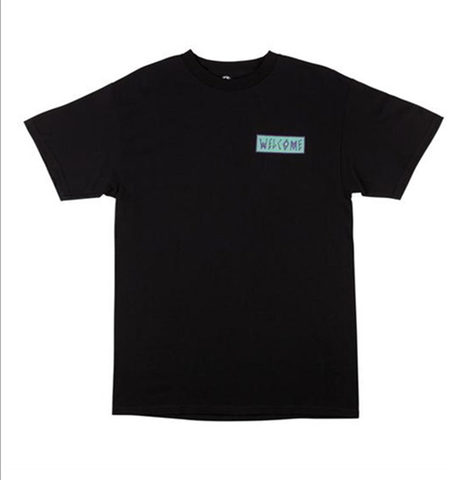 Welcome Skateboards Latin Tali 2 Tee T-shirt Black/Moon Fade