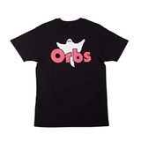 Welcome Skateboards Orbs Ghost 2.0 Tee T-shirt Black/Coral