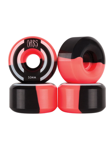 Welcome Orbs Wheels Apparitions Splits Coral/Black 53mm 99a