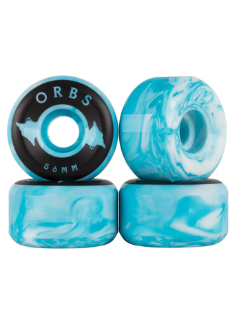Welcome Orbs Wheels Specters Swirls Blue/White 56mm 99a