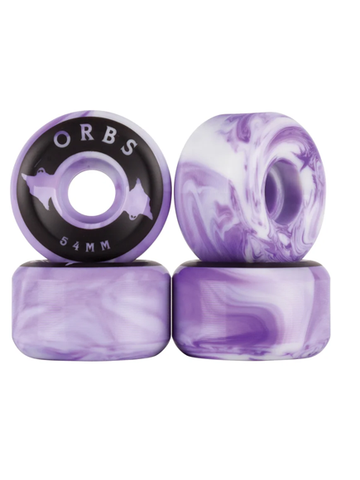 Welcome Orbs Wheels Specters Swirls Purple / White 54mm 99a