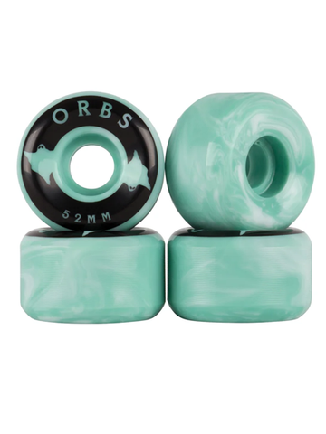 Welcome Orbs Wheels Specters Swirls Teal/White 52mm 99a