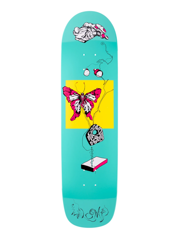 Welcome Puppet Master On Son Of Planchette Teal/White Dip Deck 8.38"