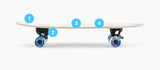 Landyachtz Butter Surf Skate White Oak Lines 31.2"