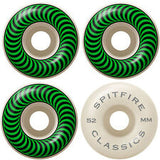 Spitfire Wheels Classics Green 52mm 99a