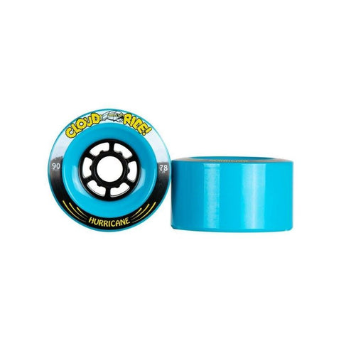 Cloud Ride Hurricanes 78a Longboard Wheels - Blue - 90mm- Daddies Board Shop