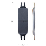 Zenit AB 3.0 34" (Long Distance Push Longboard)