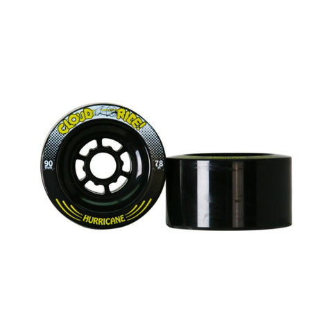 Cloud Ride Wheels Hurricane Black 90mm 78a