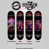 Madrid Stranger Things Deck Netflix Title Poster (Limited Edition)