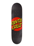 Santa Cruz Classic Dot Black Deck 8.25"