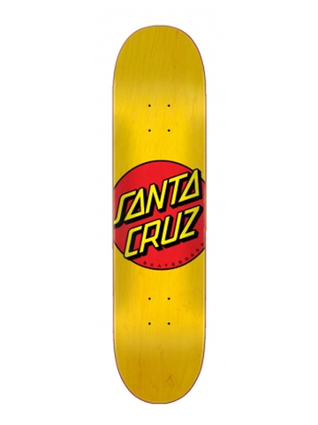 Santa Cruz Classic Dot Yellow Deck 7.75"