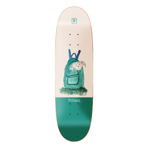 Primitive Franky Villani Noodles Tribute Teal Skateboard Deck 9.12"