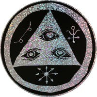 Welcome Large Talisman Sticker Black/Holographic